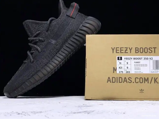 Static (Reflective) V2 FU9007 Black 350 - Adidas Boost Yeezy 0511